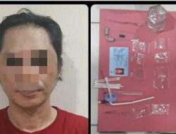 Diduga Pengedar Sabu, Pelaku Digelandang ke Polsek Liang Anggang
