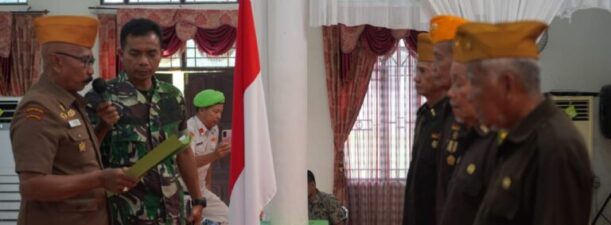 DPC Legiun Veteran Kabupaten Tanah Bumbu Dilantik di Gedung Kapet