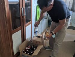 Baru Buka 10 Hari, Toko Penjualan Miras di Jalan Trikora Ini Digerebek Petugas