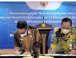 Kabupaten Tanah Bumbu Teken Nota Kesepahaman Bersama Ombudsman RI