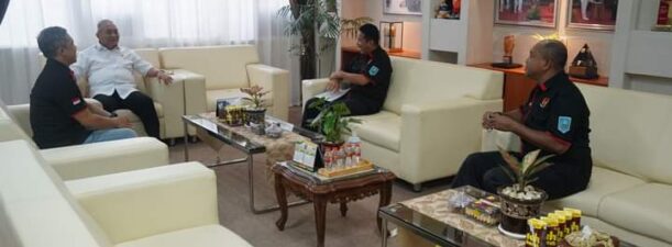 Bupati Terima Kunjungan Ketua KONI HSS 