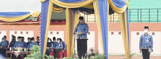 Pemkab HSS Gelar Upacara Peringatan HUT KORPRI ke-51