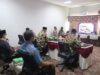 Pemkab HSS ikuti peringatan Hakordia 2022 secara virtual di ruangan media center Setda HSS. (Foto: Diskominfo HSS)