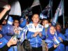 Agus Harimurti Yudhoyono (AHY) bersama Partai Demokrat konsisten dengan nomor 14 saat mendatangi Kantor KPU Pusat Jakarta. (Foto: Dok. Koranbanjar.net)