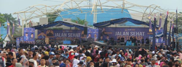 Belasan Ribu Warga Tabalong Meriahkan Jalan Sehat Restorasi Partai Nasdem