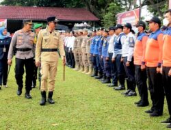 Bupati Banjar Pimpin Apel Kesiapan Pasukan Lilin Intan di Martapura