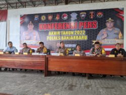 Tindak Pidana Tahun 2022 di Banjarbaru Didominasi Kasus Narkoba