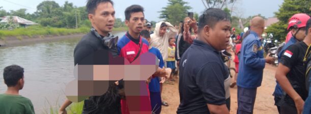Seorang Bocah Tewas Tenggelam di  Perairan Irigasi Martapura, Saat Cuaca Hujan Deras Disertai Angin Kencang