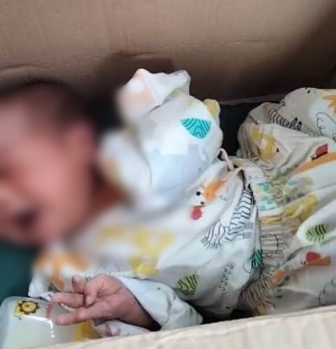 Salah satu penemuan bayi di kawasan Jalan Trikora Kota Banjarbaru yang masih diselidiki pelaku dan motifnya. (Sumber Foto: Dok. Koranbanjar.net)