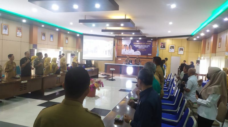Forum Konsultasi Publik (FKP) Rencana Kerja Pemerintah Daerah (RKPD) Kabupaten Banjar, di Aula Barakat, Martapura, Selasa (24/01/2023). (Foto: Bappedalitbang Banjar/Koranbanjar.net)