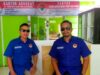 Ketua LBH Patriot Muda Borneo, Muhammad Setiady bersama Sekretaris, Ahmad Junaidi. (Foto: Koranbanjar.net)