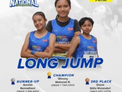 Atlet SMAN 1 Tanjung Tabalong Juara Lompat Jauh Tingkat Nasional