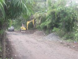 Jalan Sungai Sipai – Tungkaran Diperbaiki Swadaya Masyarakat