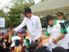 Bupati Banjar H Saidi Mansyur dan Wabup Banar Said Idrus Al Habsyie melepas peserta jalan sehat di Martapura, Sabtu (14/1/2023) pagi. (Sumber Foto: Kominfo Kabupaten Banjar/Koranbanjar.net)