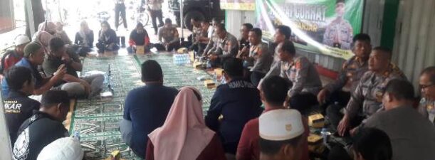 Jumat Curhat, Kapolres Banjar Silaturahmi Tim EBR