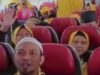 Delapan puluh calon jemaah umrah MHB asal Kalimantan Selatan berangkat menuju Madinah. (Foto: Dok. koranbanjar.net)