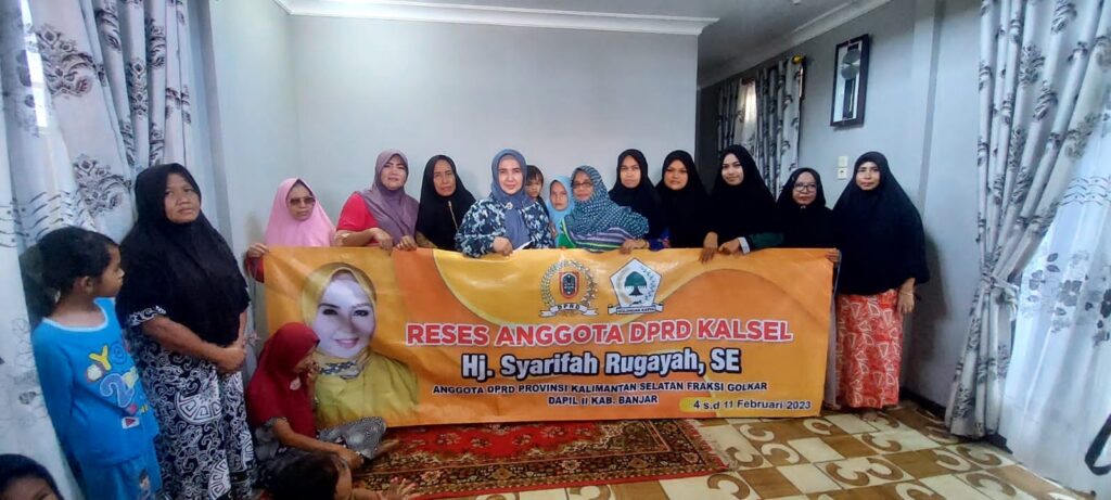 Kegiatan reses Anggota DPRD Provinsi Kalimanrtan Selatan, Syarifah Rugayah. (Foto: Humas DPRD Kalsel/Koranbanjar.net)