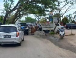 Terdampak Banjir, Rehabilitasi Perbaikan Jalan Veteran Martapura
