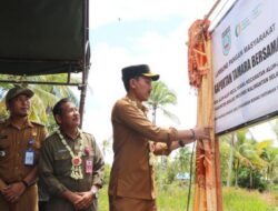 Bupati Saidi Mansyur Resmikan Lumbung Pangan Masyarakat