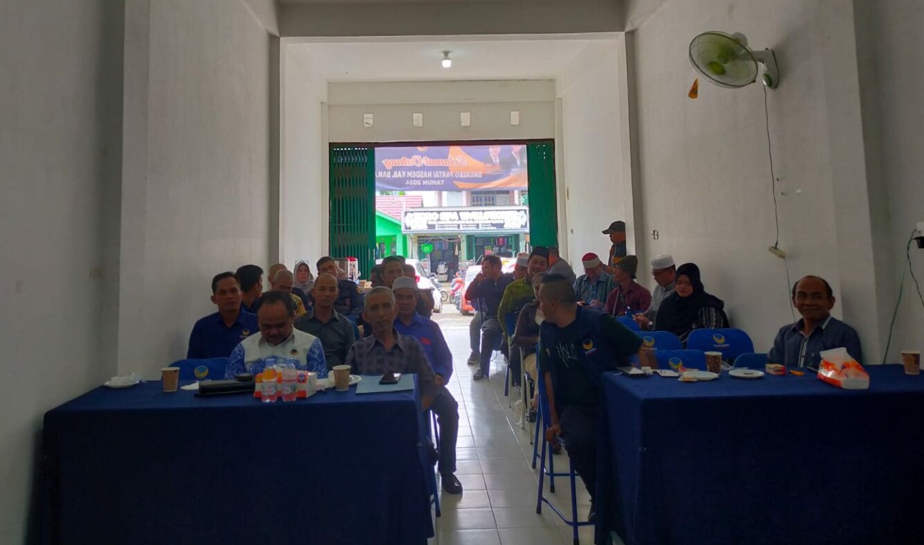 Pembekalan politik Bacaleg DPRD Kabupaten Banjar dari DPD Partai NasDem Kabupaten Banjar, Sabtu (11/3/2023). (Foto: Redaksi8.com)