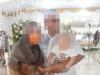 Tersangka dugaan penganiayaan, SR bersama suami HL, Selasa (4/4/2023). (foto: koranbanjar.net)