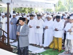 Paman Birin Pilih Salat Idulfitri di Halaman Masjid Sabilal Muhtadin Banjarmasin