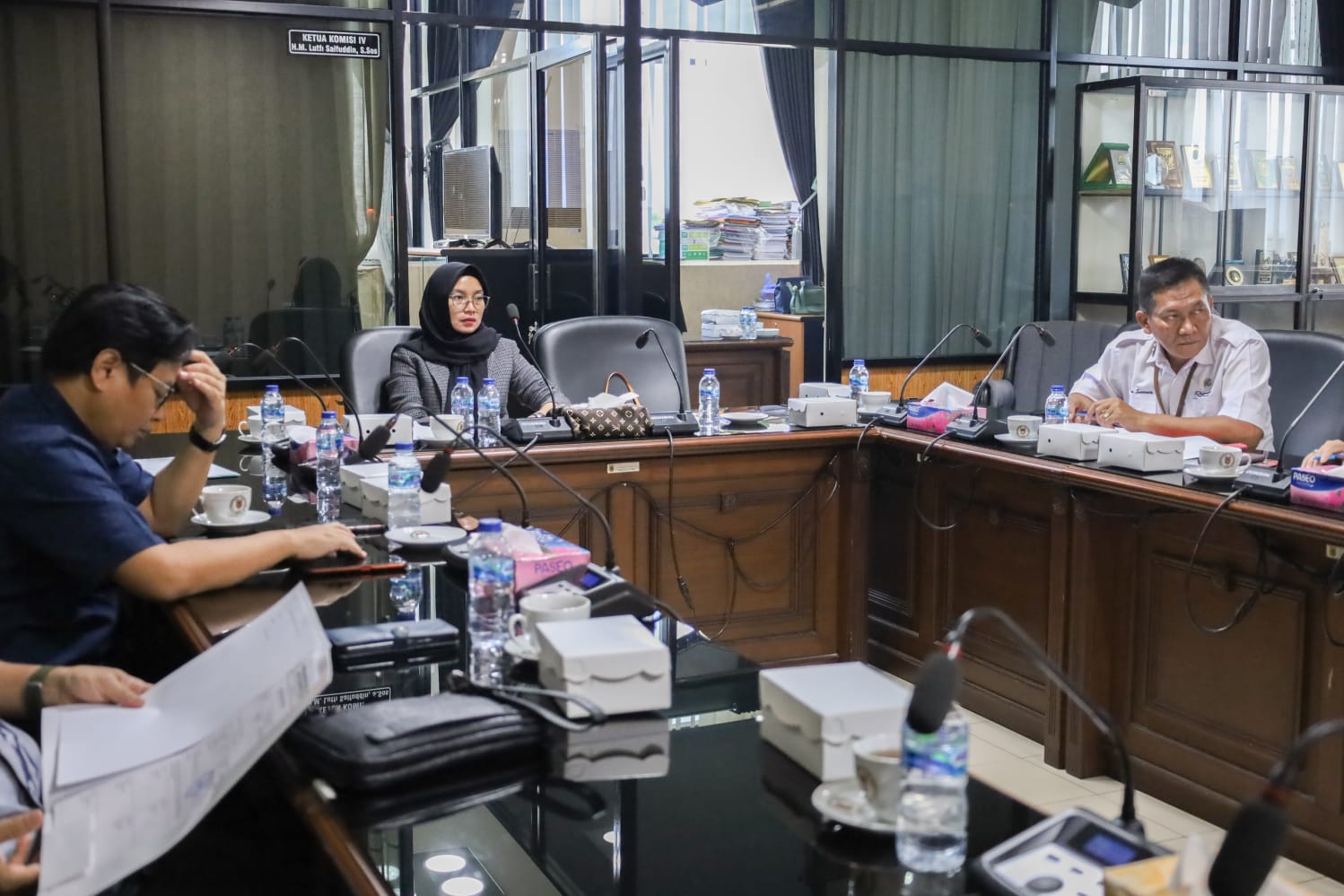 Rapat Rancangan Peraturan Daerah (Raperda), tentang perubahan atas Peraturan Daerah (Perda) nomor 10 tahun 2014 tentang penyelenggaraan keolahragaan, Rabu (26/4/2023). (Foto: Humas DPRD Kalsel/Koranbanjar.net)
