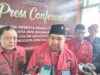 Ketua DPD PDIP Kalimantan Selatan, M Syaripuddin (Bang Dihin) saat wawancara dengan awak media di KPU Kalsel, Kamis (11/5/2023). (Foto: Koranbanjar.net)