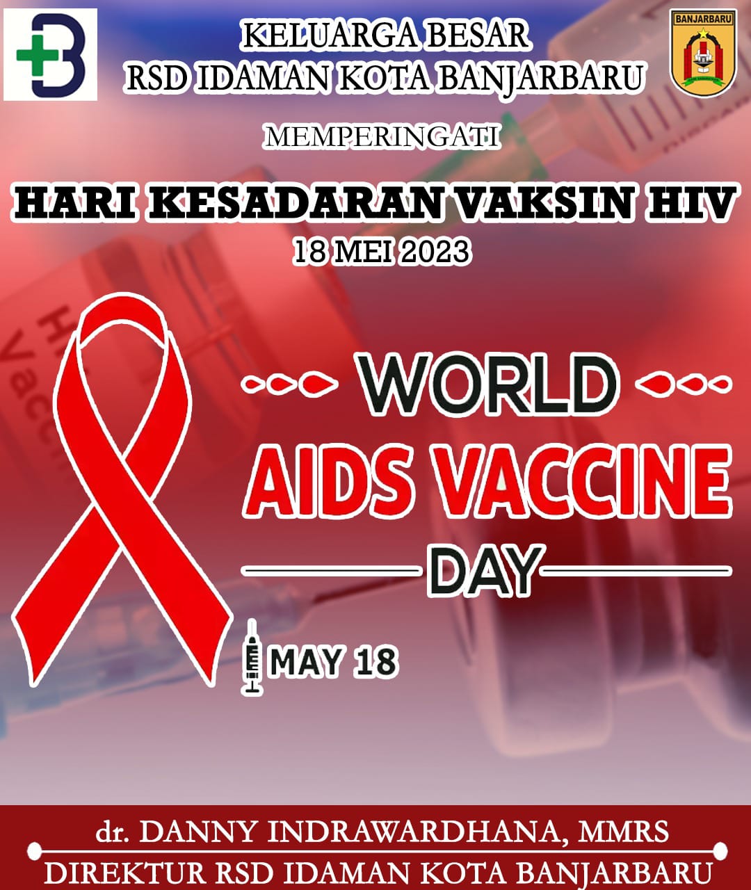 RSD Idaman Banjarbaru Hari Kesadaran Vaksin HIV Koran Banjar