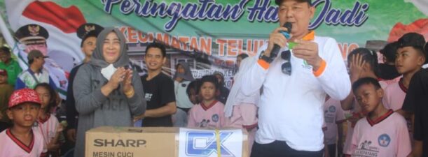 Warga Teluk Kepayang Peringati Ulang Tahun ke 2
