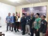 Partai Ummat Kabupaten Banjar sampaikan berkas pendaftaran Bacaleg setempat ke KPU Kabupaten Banjar, Jumat (12/5/2023). (Sumber Foto: Pitriyadi/Koranbanjar.net)