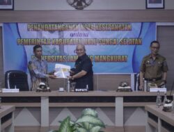 Tunjang Pembangunan Daerah, Pemkab HSS Jalin Kerjasama dengan ULM