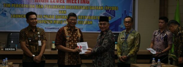 Dukung Digitalisasi, Pemkab HSS Launching QRIS untuk Pembayaran Pajak dan Retribusi