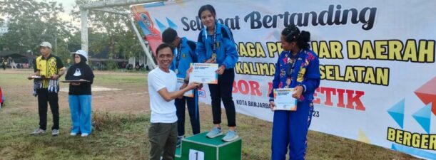 Raih 10 Medali Emas, Cabor Atletik Tabalong Juara Umum Popda Kalsel 2023
