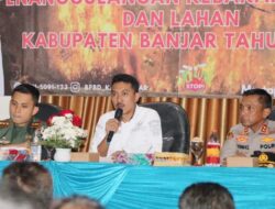 Bupati Saidi Rapat Koordinasi Penanggulangan Karhutla 2023
