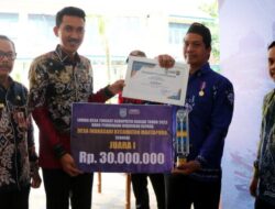 Desa Indrasari Juara Lomba Desa se Kabupaten Banjar