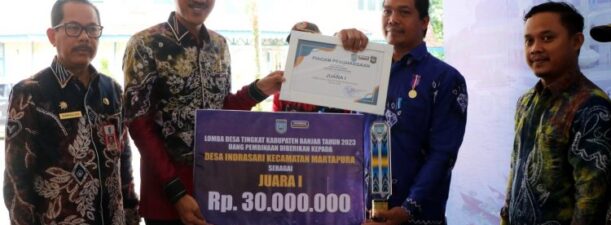 Desa Indrasari Juara Lomba Desa se Kabupaten Banjar
