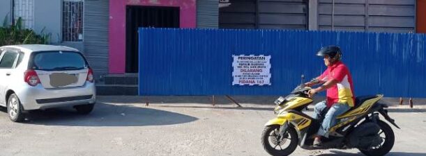Pemagaran Akses Jalan di Gambut Diadukan ke Aplikasi Lapor Kabupaten Banjar