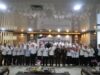 RSD Idaman Kota Banjarbaru deklarasi dan penandatangan pakta zona integritas menuju wilayah bebas korupsi (WBK) dan wilayah birokrasi bersih dan melayani (WBBM), Rabu (7/6/2023). (Sumber Foto: Humas RSD Idaman Kota Banjarbaru/Koranbanjar.net)