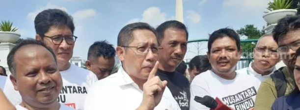 Disinggung Kapan Digantung di Monas, Anas Urbaningrum Ngeles: Gantungkan Harapanmu di atas Langit!