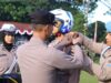 Kepolisian Republik Indonesia Resor (Polres) Banjar menggelar apel pasukan dalam Operasi Kepolisian Kewilayahan dengan sandi Operasi Patuh Intan 2023, Senin (10/7/2023). (Sumber Foto: Humas Polres Banjar/Koranbanjar.net)