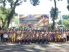 Pelepasan peserta Raimuna Nasional XII Kwartir Cabang Gerakan Pramuka Kabupaten Hulu Sungai Selatan Tahun 2023, Selasa (8/8/2023). (Foto: Kominfo Hulu Sungai Selatan/Koranbanjar.net)