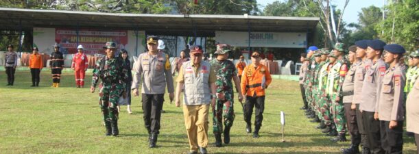 Bupati Anang Pimpin Apel Kesiapsiagaan Penanggulangan Bencana Karhutla di Tabalong