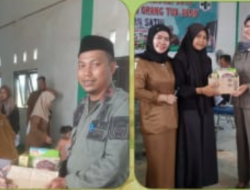 Satpol PP dan Damkar Kabupaten Tanah Bumbu Suplai Makanan Bergizi Anak Stunting