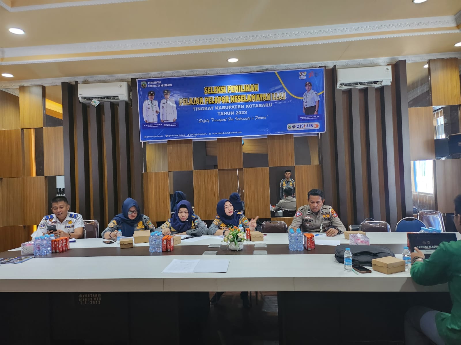 Proses seleksi pemilihan Pelajar Pelopor Keselamatan LLAJ Tahun 2023 tingkat Kabupaten Kotabaru, Selasa (1/8/2023). (Foto: Kominfo Kotabaru/Koranbanjar.net)