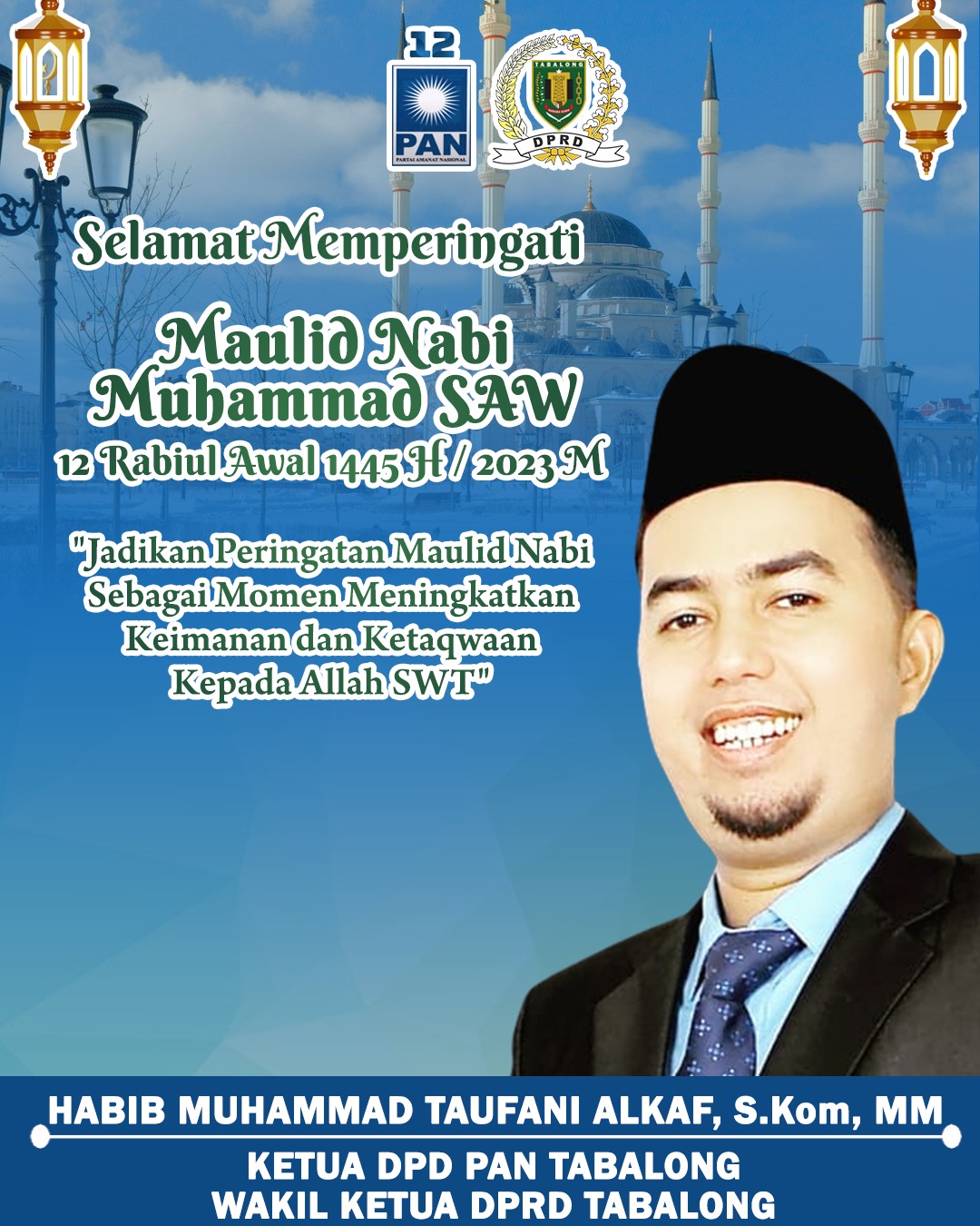 Habib Muhammad Taufani Alkaf PAN Tabalong DPRD Tabalong Peringatan ...