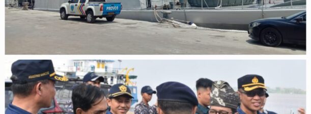 KRI Layang 635 Tiba di Pelabuhan Trisakti Membawa Tim Ekspedisi Maritim 2023