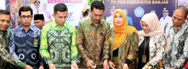 Bupati Saidi Gunting Pita Meresmikan Banjar Expo 2023