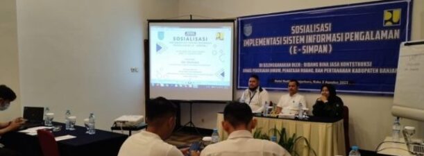 Dinas PUPRP Kabupaten Banjar Sosialisasi Implementasi Sistem Informasi Pengalaman