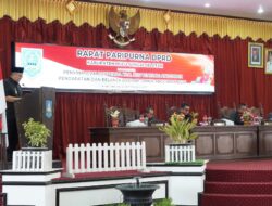 Rapat Paripurna, Bupati HSS Sampaikan Raperda APBD Tahun Anggaran 2024